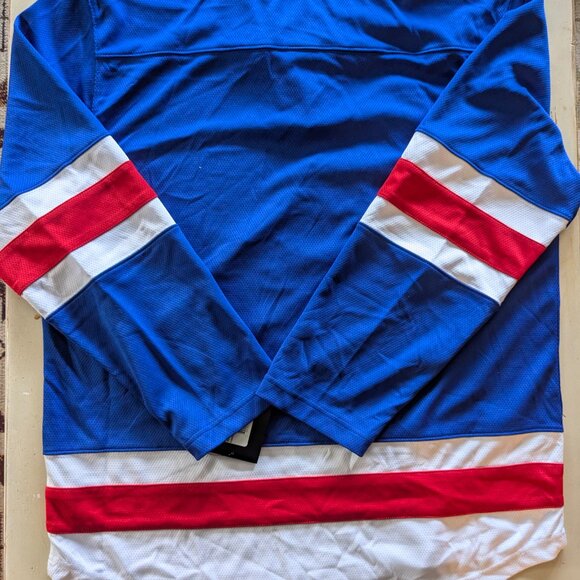 NWT: New York Rangers Fanatics Premier Breakaway Blank Adult Hockey Jersey - Picture 3 of 6